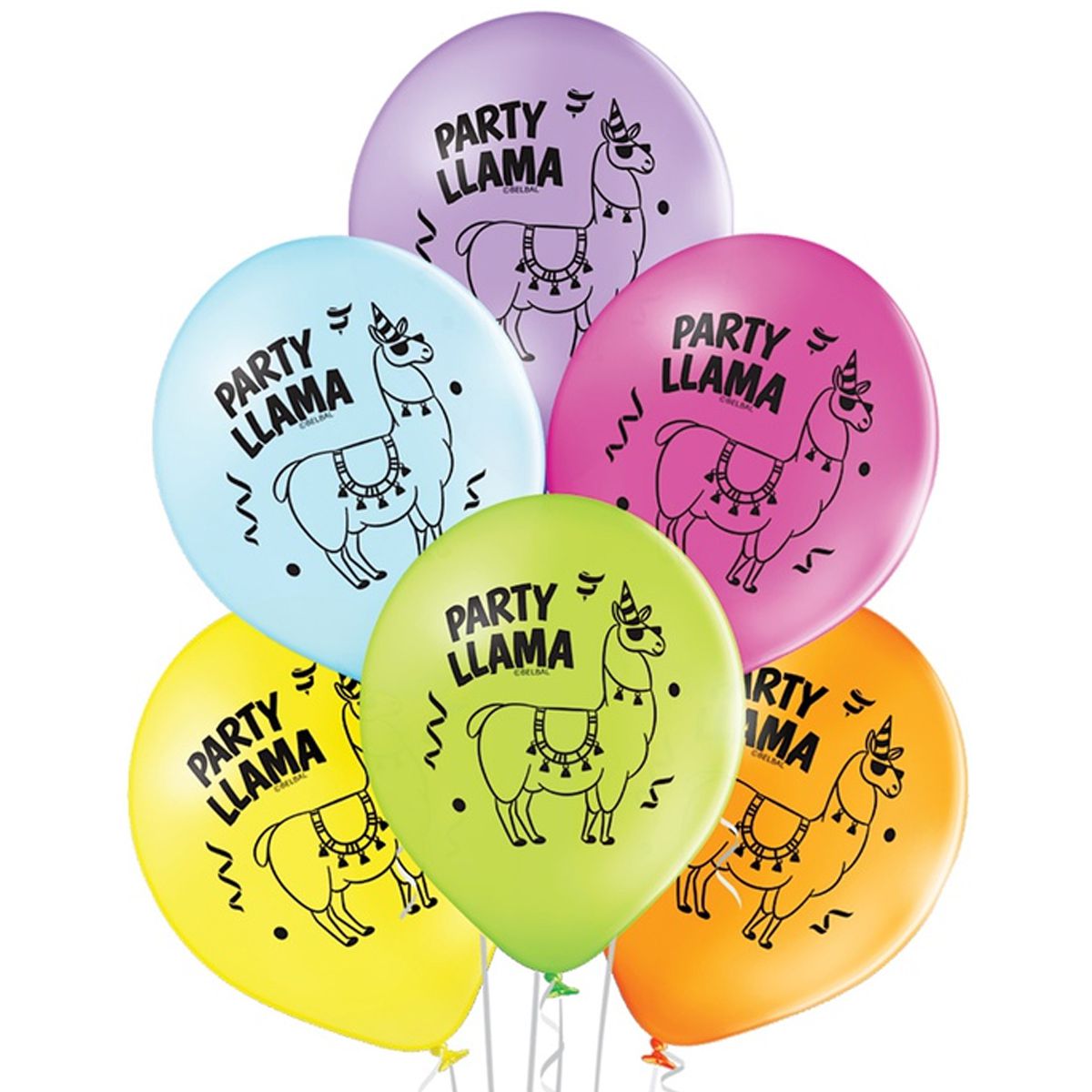 Шар латексный с гелием  Пастель Party Lama 14", артикул 1103-2054