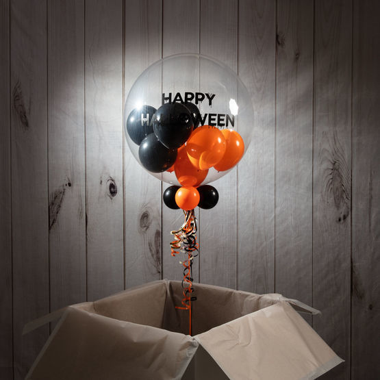 Шар с гелием  Bubbles (баблс, бабл, BOBO) с надписью и шариками 22", артикул 1115-0008 