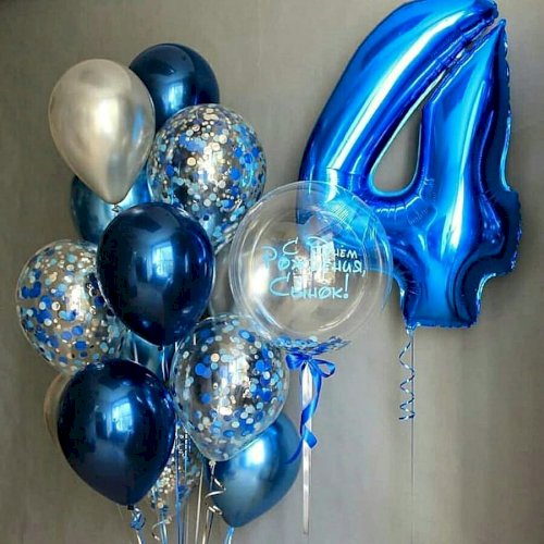 <p>1112-0351</p> Набір гелієвих кульок із 15 шт