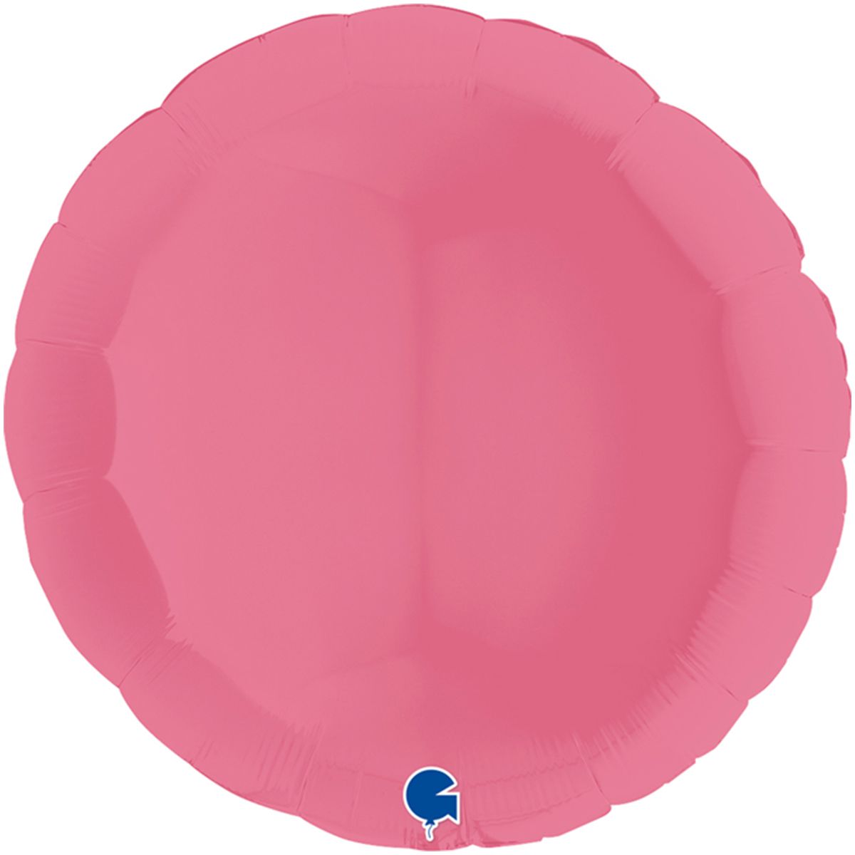 3204-0518 Шар фольгированный с гелием  Круг пастель bubble gum 36", размер 79 см