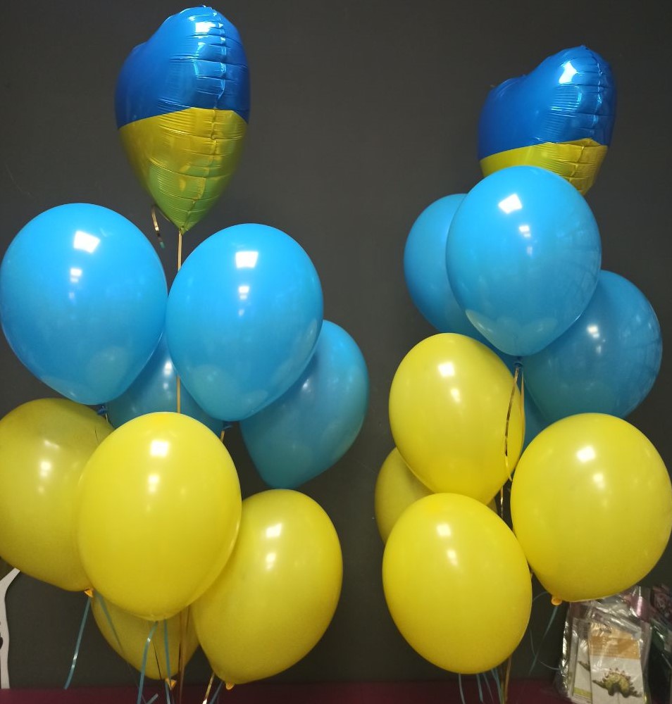 1112-0547 Набір гелієвих кульок із 18 шт