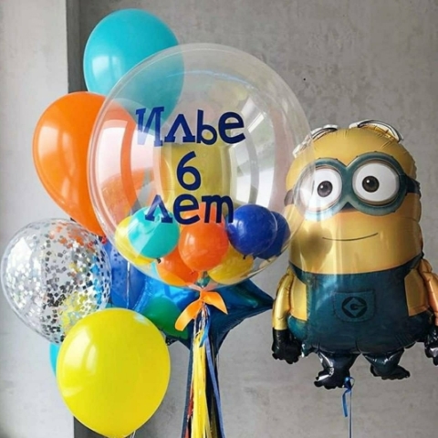 1112-0012 Набор гелиевых шаров из 10 шт
