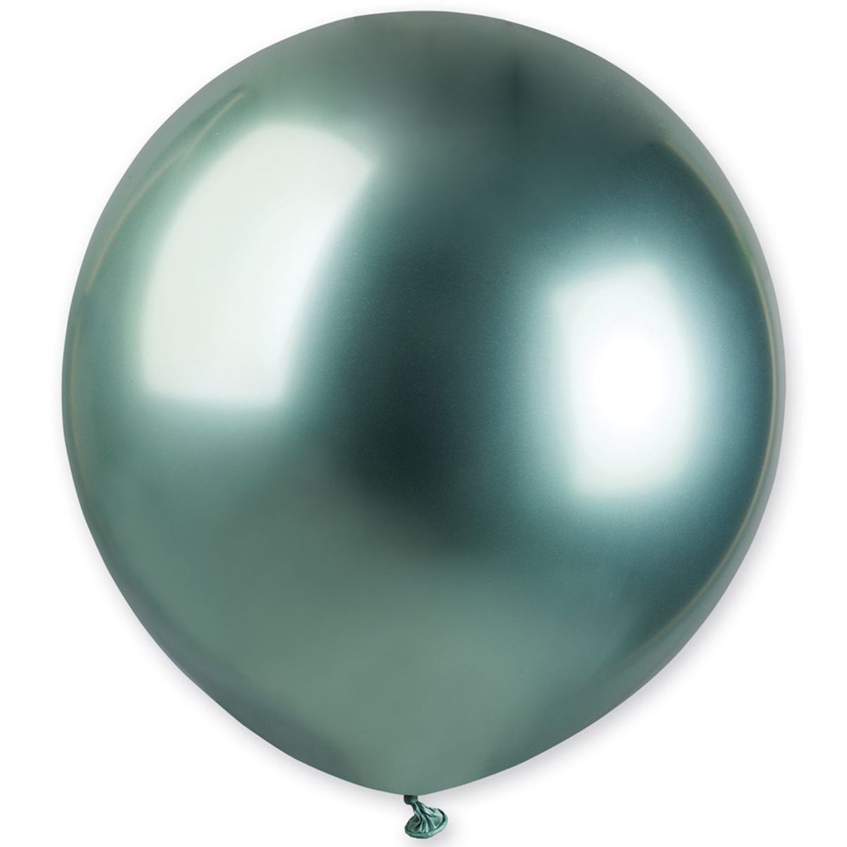 Латексный шар с гелием  Хром Зелёный 18", артикул 3102-0544