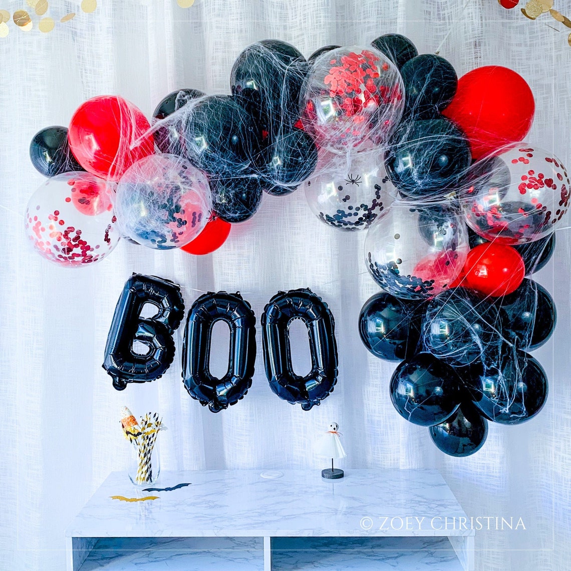 1110-0025 Гирлянда из воздушных шаров, размер 200 на 0 см
