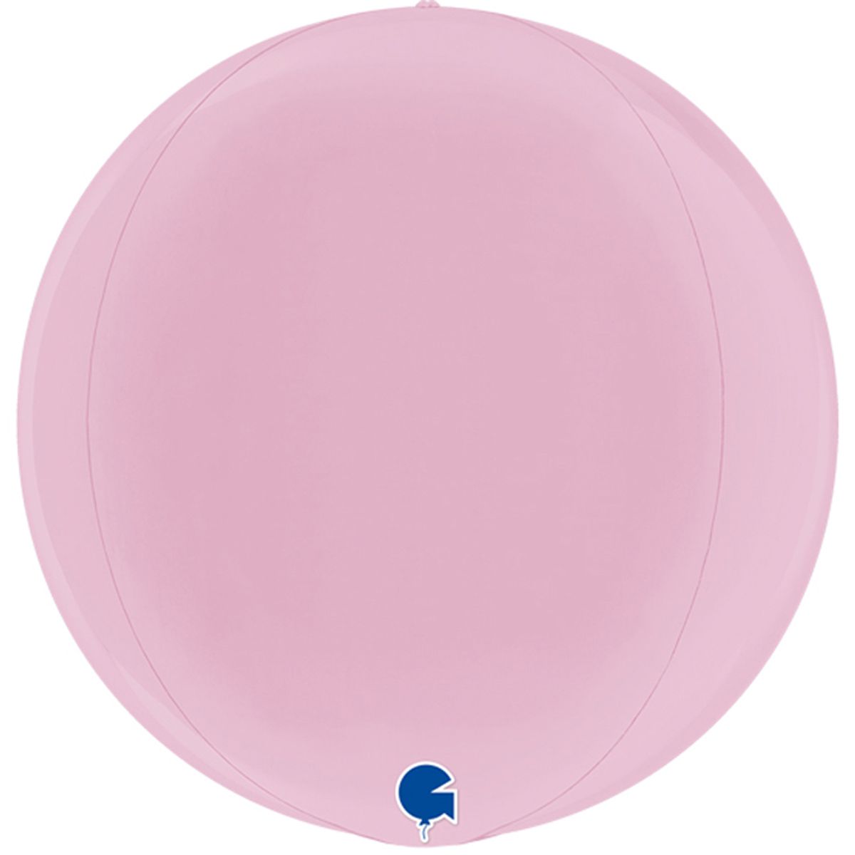 3209-0041 Шар фольгированный с гелием  Сфера Пастель розовая 16", размер 38 см