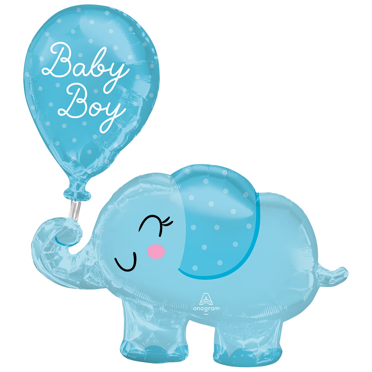 3207-3200 Шар фольгированный с гелием  Слоненок Baby boy"