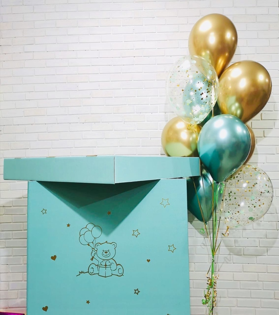 1112-0388 Набор гелиевых шаров из 9 шт